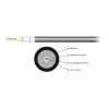 EFB Elektronik INFRALAN optinis kabelis U-DQ(ZN)BH 50/125 µm OM2, 1750 N (54212.1L-CPR)