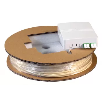 EFB Elektronik FTTX Compact Box surenkama, 2xLC/APC Duplex, G.657.A2, 30 m