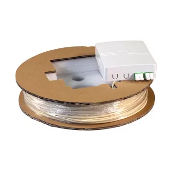 EFB Elektronik FTTX Compact Box Pre-assembled, 2xLC/APC Duplex, G.657.A2, 60m