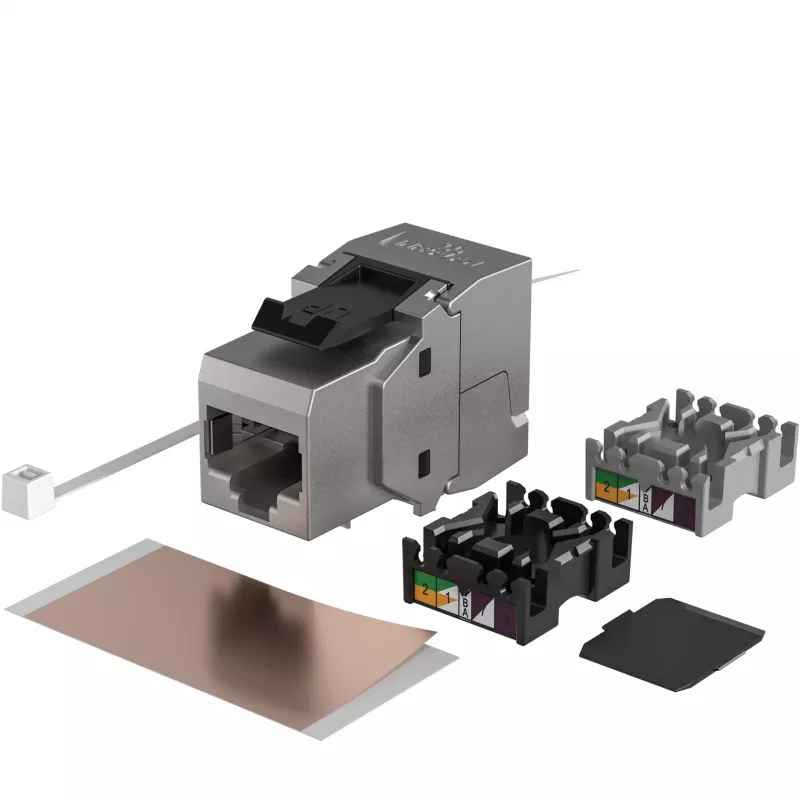 EFB Elektronik RJ45 Keystone Cat.6A ClassEA Component 12 rinkinys - Ethernet - Power over Ethernet