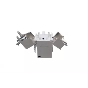 EFB Elektronik RJ45 Keystone Slimline Cat.6A Silver STP PVP Component 12-Pack