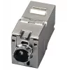 EFB Elektronik RJ45 Keystone Slimline Cat.6A Silver STP PVP Component 12-Pack