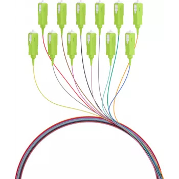 EFB Electronics Fibre Pigtail SC 50/125 OM5 12-Colour Set 2m - kabelių/adaperių rinkinys