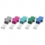 EFB Elektronik LC-Duplex OM3 Plastic Aqua Housing One-Piece SC-Simplex Coupler