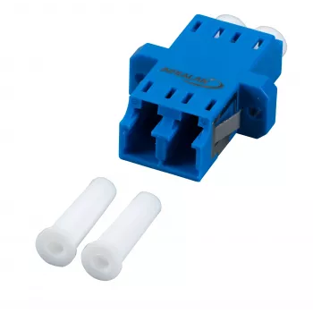EFB Elektronik LC-Duplex OM3 Plastic Aqua Housing One-Piece SC-Simplex Coupler
