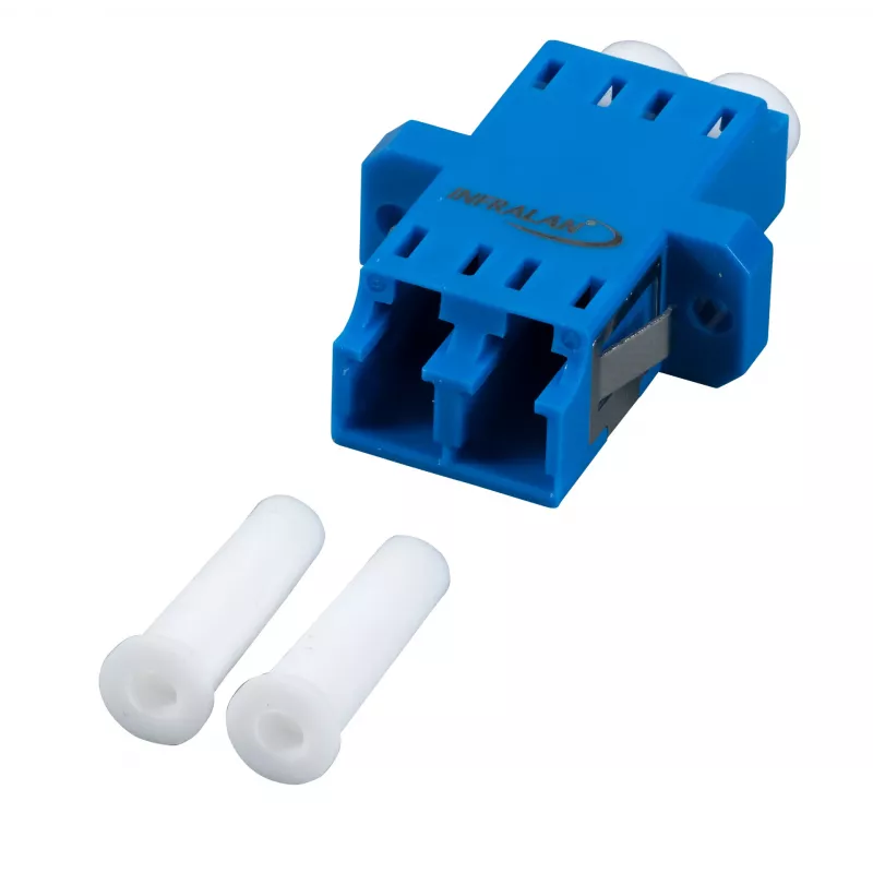 EFB Elektronik LC-Duplex OM3 Plastic Aqua Housing One-Piece SC-Simplex Coupler