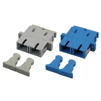 EFB Electronic Coupling SC-Duplex OM3 Plastic Aqua Housing