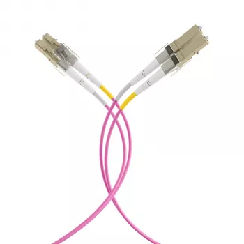 EFB Elektronik IPL-DF-LCULCU-4-0050 šviesolaidinis jungiamasis kabelis, 0,5 m, OM4, LC Duplex, aqua