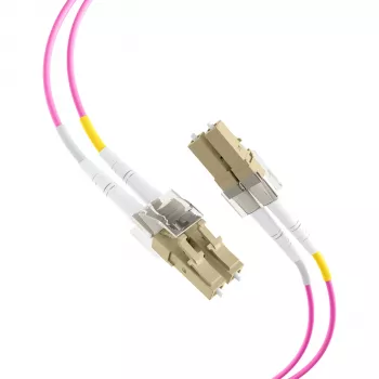 EFB Elektronik IPL-DF-LCULCU-4-0050 šviesolaidinis jungiamasis kabelis, 0,5 m, OM4, LC Duplex, aqua