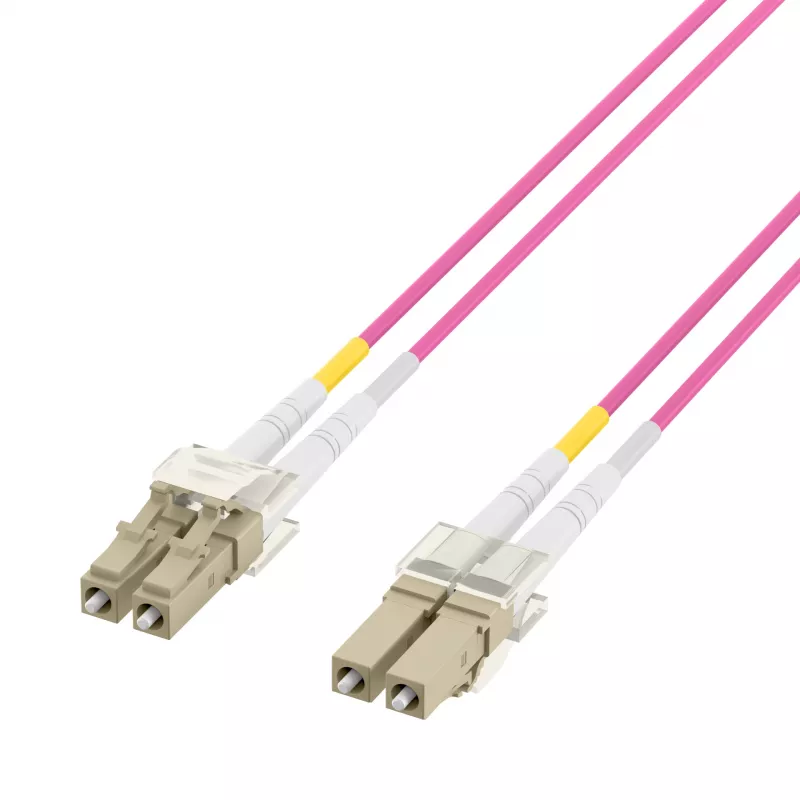 EFB Elektronik IPL-DF-LCULCU-4-0050 šviesolaidinis jungiamasis kabelis, 0,5 m, OM4, LC Duplex, aqua