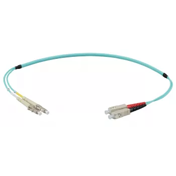 EFB Elektronik IPL-DF-LCUSCU-3-0300 3 m OM3 LC to SC Duplex Fiber Optic Patch Cable