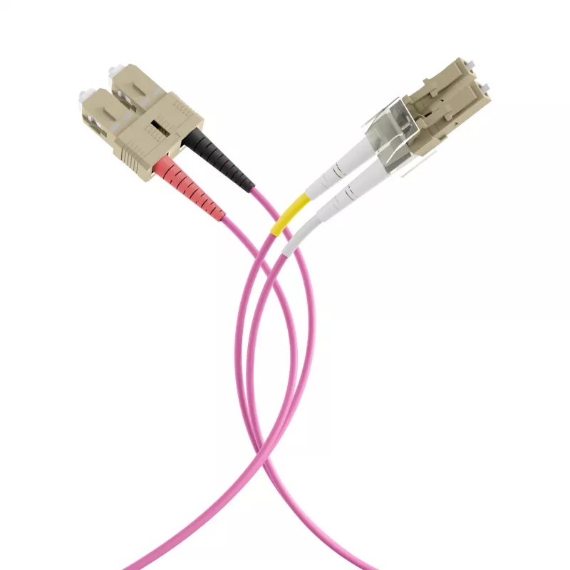 EFB Elektronik IPL-DF-LCUSCU-4-0200 - 2 m - OM4 - LC - SC šviesolaidinis jungiamasis kabelis