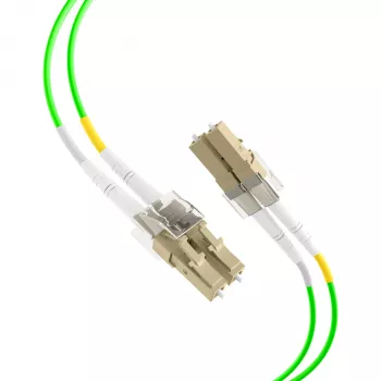 EFB Elektronik IPL-DR-LCULCU-5-1000 Duplex Patch Cable OM5 LC/UPC to LC/UPC 10 m LSZH Lime Green