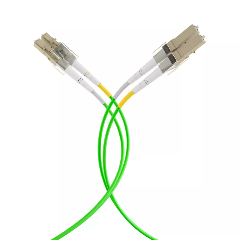EFB Elektronik Duplex Jumper LC-LC 50/125µm OM5 LSZH Lime Green 2,0mm 7,5m