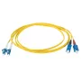 EFB Elektronik IPL-DR-LCUSCU-2-0050 Skaidulinis šuolis, OS2, LC-SC, 0,5 m, geltonas