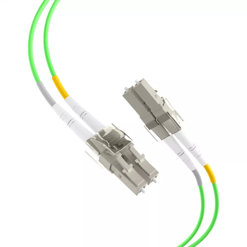 EFB Duplex Patch Cable LC-LC OM5 1,5m LSZH 2mm Lime Green