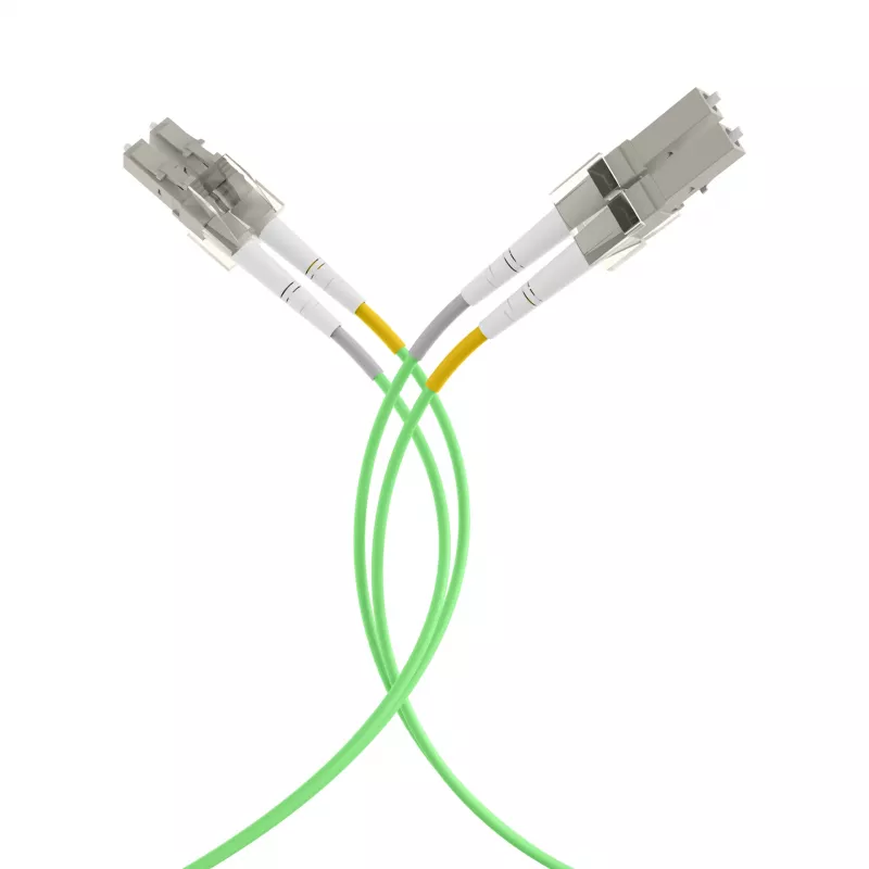 EFB Duplex Patch Cable LC-LC OM5 1,5m LSZH 2mm Lime Green