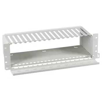 EFB Elektronik FTTH 19 inch 3U Carrier for 17x Module Inserts FTTH-MODUL-X incl. Cable Guide