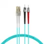 EFB Elektronik O0313.40 Šviesolaidinis jungiamasis kabelis, OM3, 40 m, LC-ST, Aqua