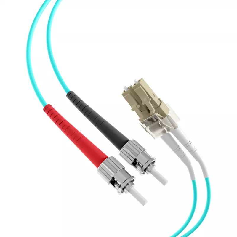 EFB Elektronik O0313.40 Šviesolaidinis jungiamasis kabelis, OM3, 40 m, LC-ST, Aqua