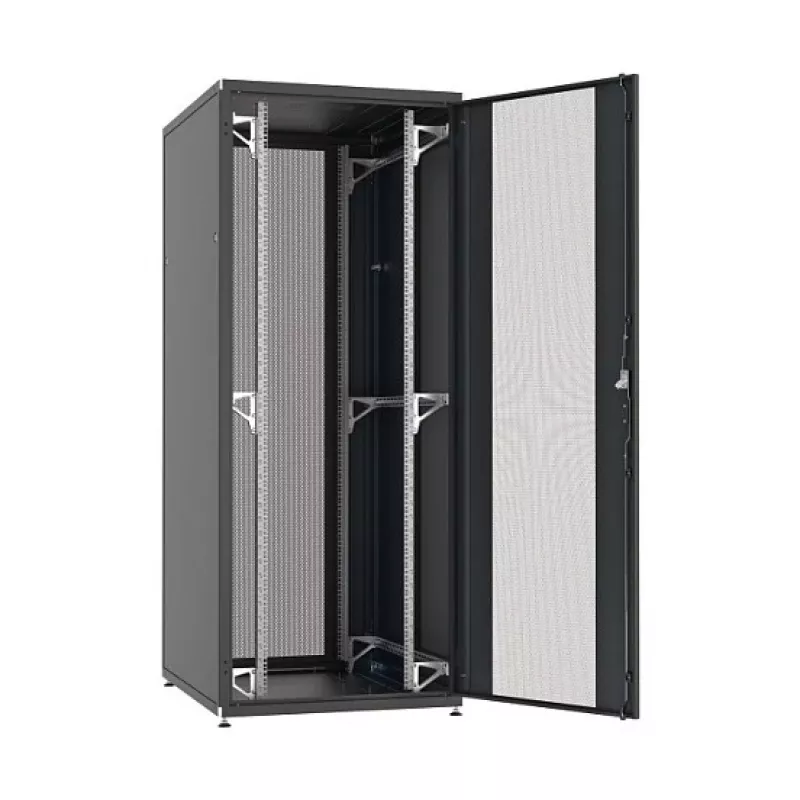 EFB Elektronik PRO 42U 19 colių serverio spinta, tinklo spinta, juoda RAL 9005, 800x1000 mm