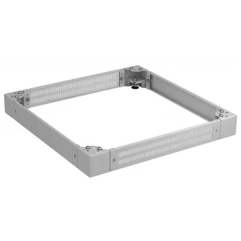 EFB Elektronik PRO Series Cokolis 800x800 mm, Aukštis 100 mm, Perforuotas, Šviesiai Pilkas (RAL 7035)