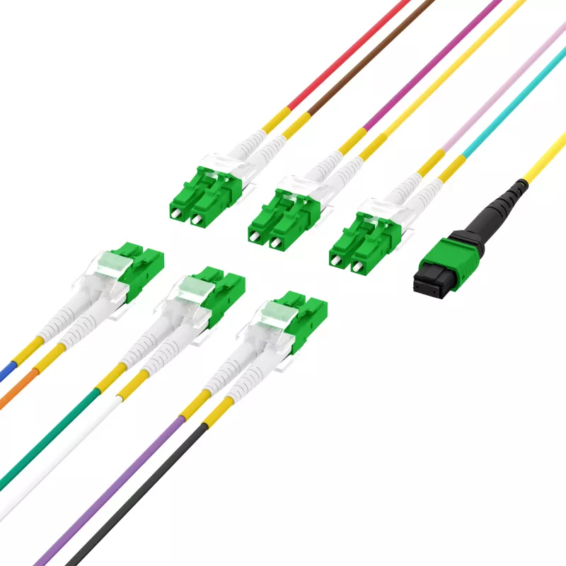 EFB Elektronik MTPF12LCAPC-1 - 1 m - OS2 - MTP - 12x LC šviesolaidinis išsišakojimo kabelis