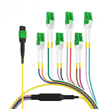 EFB Elektronik MTPF12LCAPC-2 - 2 m - OS2 - MTP - 12x LC šviesolaidinis išsišakojimo kabelis