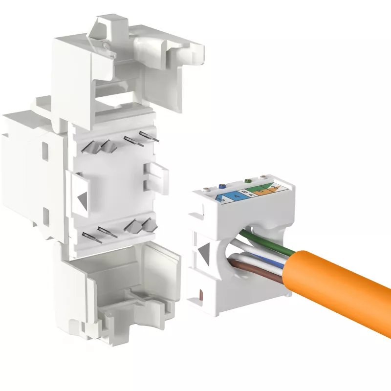 EFB Elektronik RJ45 Keystone UTP Cat.6A 500MHz Component Certified - Network - Video/Analogue