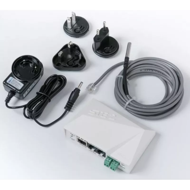 EFB Elektronik IP termometras su el. paštu, LAN, WiFi, PoE, SNMP