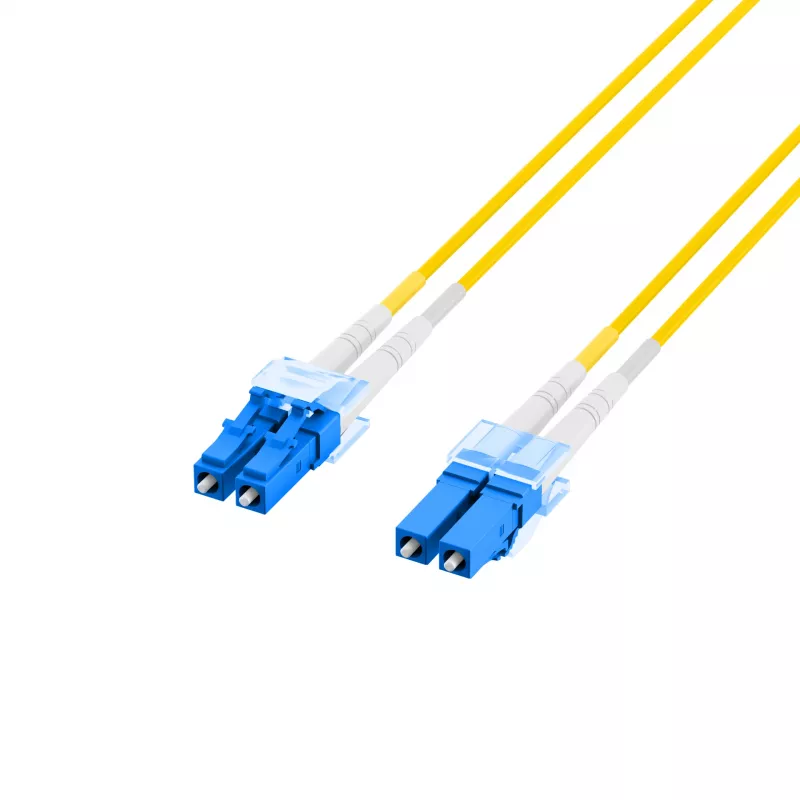 EFB Elektronik Dupleksinis šuolis LC-LC 9/125µm OS2 LSZH Geltonas 2,0mm 1,5m