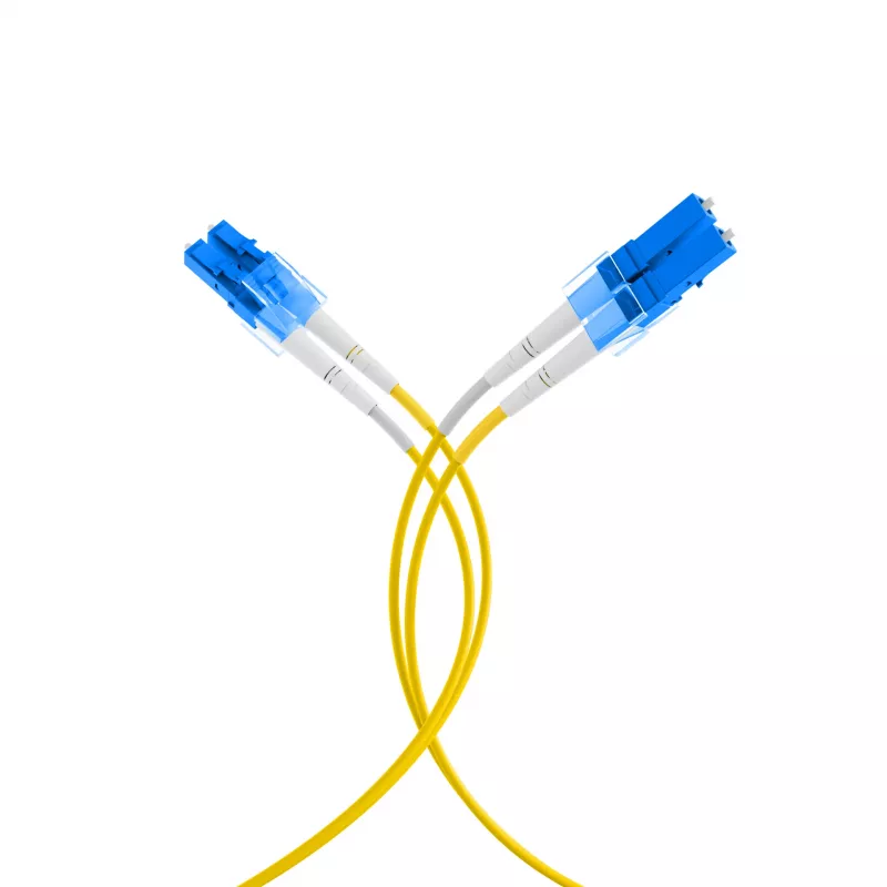 EFB Elektronik Dupleksinis šuolis LC-LC 9/125µm OS2 LSZH Geltonas 2,0mm 1,5m