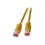 EFB Elektronik RJ45 Patch Cable Cat.6A S/FTP LSZH Draka UC900 TM21 Yellow 0,25m