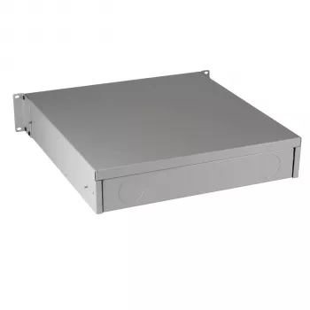 EFB Elektronik 19 inch 2U užrakinamas klaviatūros ir dokumentų stalčius RAL 7035