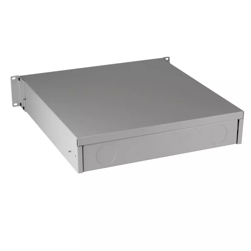 EFB Elektronik 19 inch 2U užrakinamas klaviatūros ir dokumentų stalčius RAL 7035