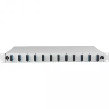 EFB Splice Box SC OS2 Extendable 24 Pigtails 12 Couplings 1U Rack