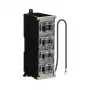EFB Elektronik Keystone Distribution Housing 8-Port for DIN Rail and Wall Mount, Plastic, Light Grey