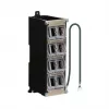 EFB Elektronik Keystone Distribution Housing 8-Port for DIN Rail and Wall Mount, Plastic, Light Grey