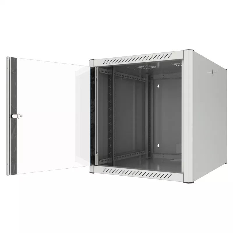 EFB Elektronik 19 inch sieninis korpusas 16U gylis 800mm iš anksto surinktas RAL7035 (691916GR.80)
