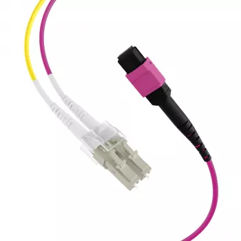 EFB ELEKTRONIK MPO-PLUS(F)-LC Trunk Cable OM4 8 Fibers Type B LSZH Erika Violet 3m