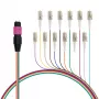 EFB ELEKTRONIK MPO-PLUS(M)-LC Fanout Cable OM4 12 Fibers Type B LSZH Heather Violet 0,4m
