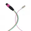 EFB ELEKTRONIK MPO-PLUS(M)-LC Fanout Cable OM4 12 Fibers Type B LSZH Heather Violet 0,4m