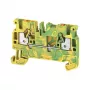 Weidmüller A2C 2.5 PE Apsauginis įžeminimo gnybtų blokas, žaliai/geltonas, 2 jungtys, 2,5 mm², PUSH IN