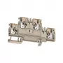 Weidmüller A2T 2.5 praėjimo gnybtų blokas, 2,5 mm², smėlio spalvos, PUSH IN
