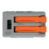 WAGO 222-412 2-Conductor Splicing Connector, Grey/Transparent, 32A, 400V