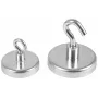 Eichner Magnetic Hook Silver, Metal Ø 3.6 x 1,7 cm, 5 Pieces