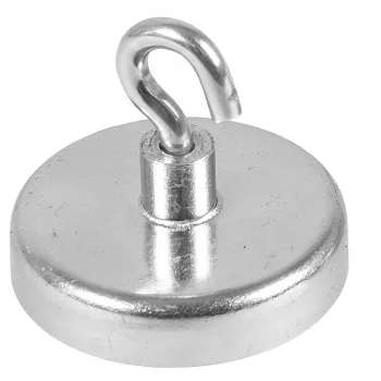Eichner Magnetic Hook Silver, Metal Ø 3.6 x 1,7 cm, 5 Pieces