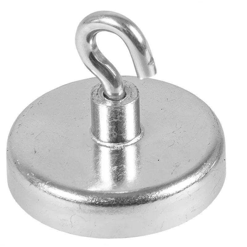 Eichner Magnetic Hook Silver, Metal Ø 3.6 x 1,7 cm, 5 Pieces