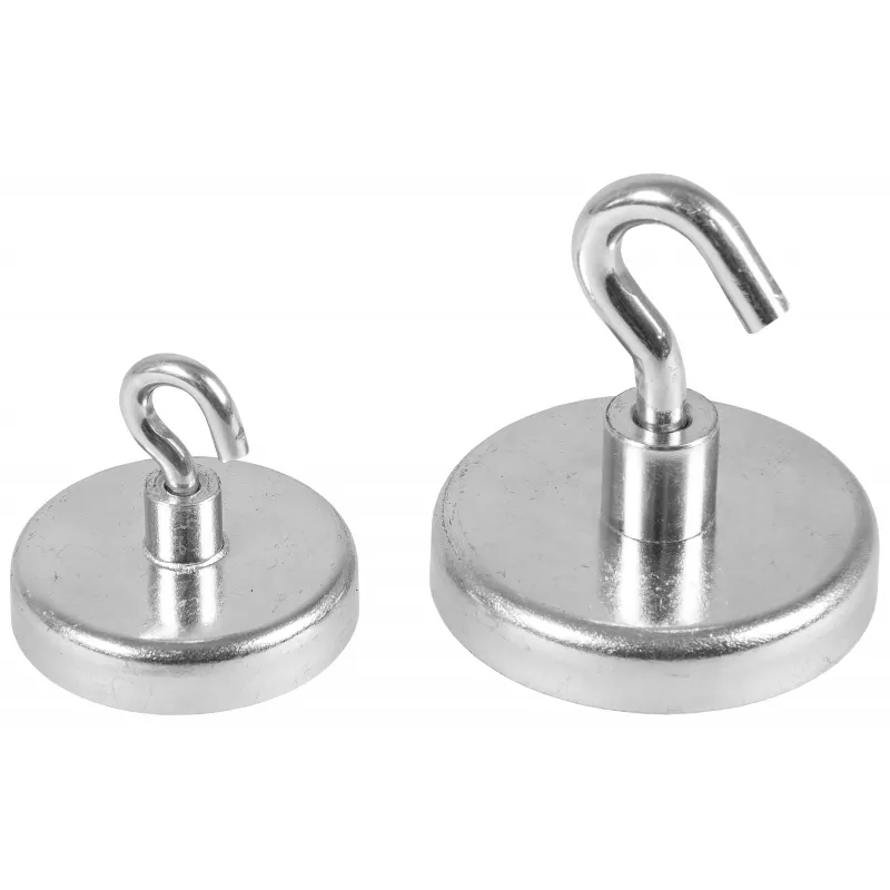 Eichner Magnetic Hook Silver, Metal Ø 3.6 x 1,7 cm, 5 Pieces