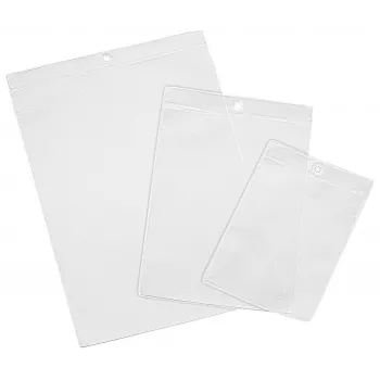 Eichner Document Pocket A4 10 Pieces Clear Transparent Top-Loading Polypropylene Sleeves